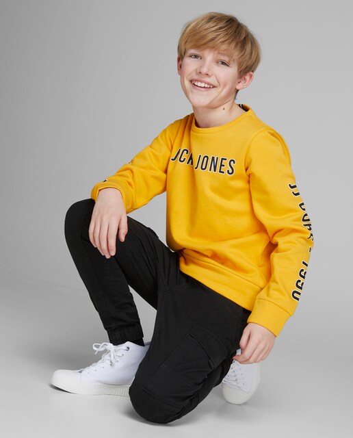 Imagem 0 de Calças sportswear de menino Jack & Jones pretas