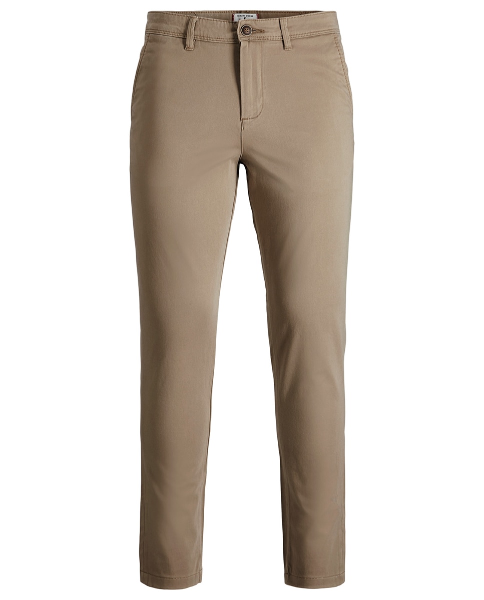 Calças Chino Básicas - Bege Jack & Jones Bege-7