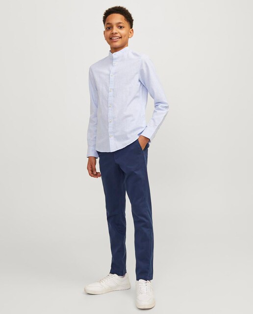 Imagem 0 de Calças chino azuis de menino