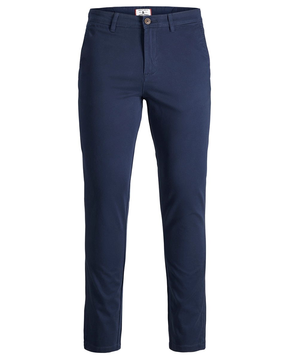 Calças chino azuis de menino Jack & Jones Azul-marinho-7