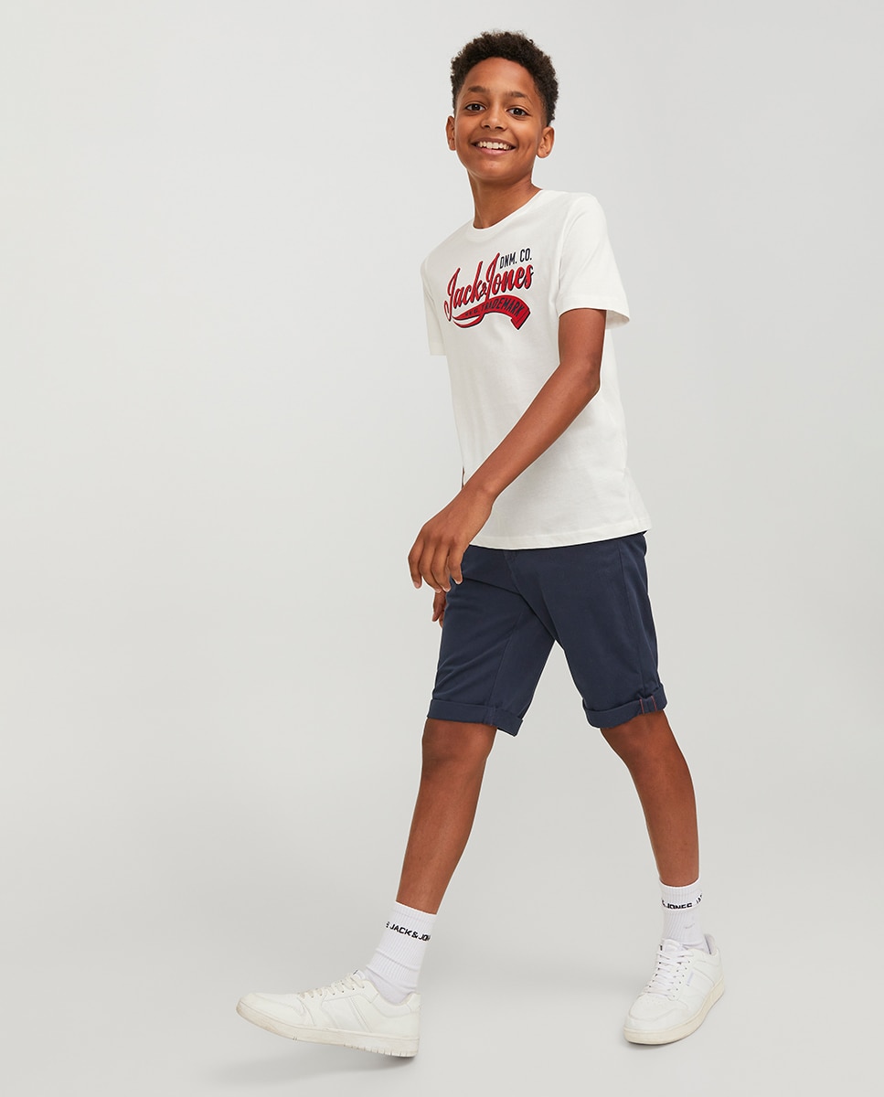 Bermudas Chino Jack & Jones Azul-marinho-6