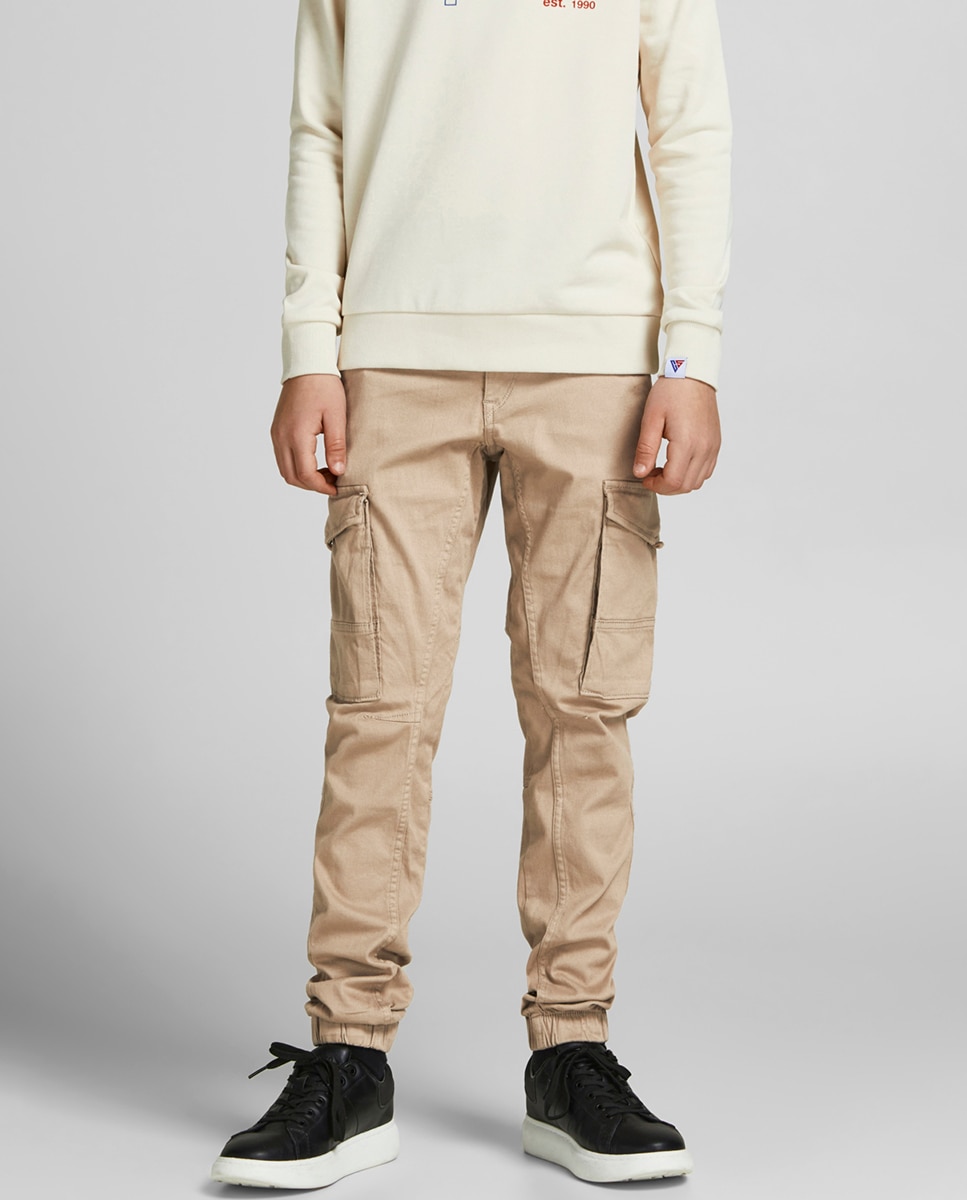 Calças cargo Jack & Jones Bege-7