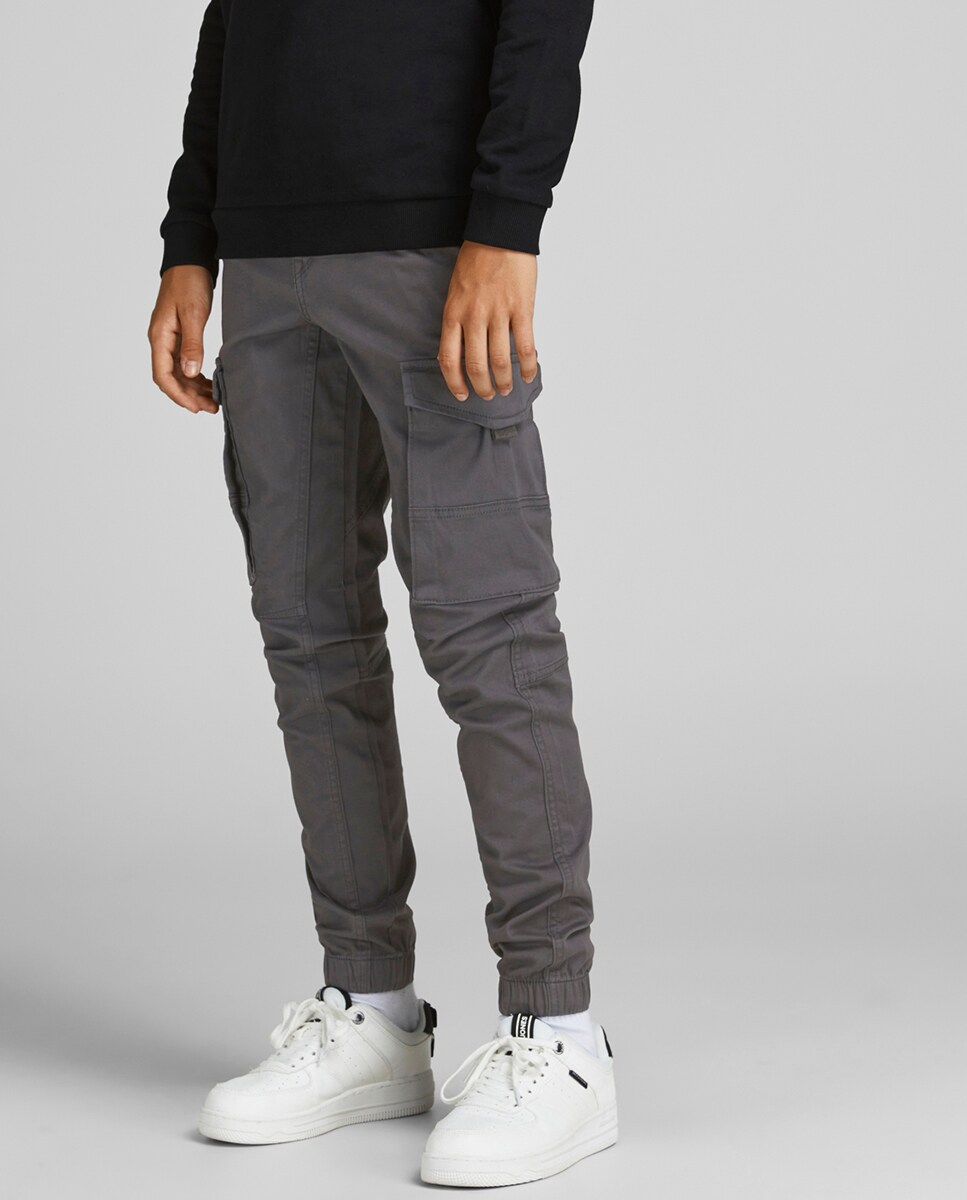 Calças cargo Multicolor-6