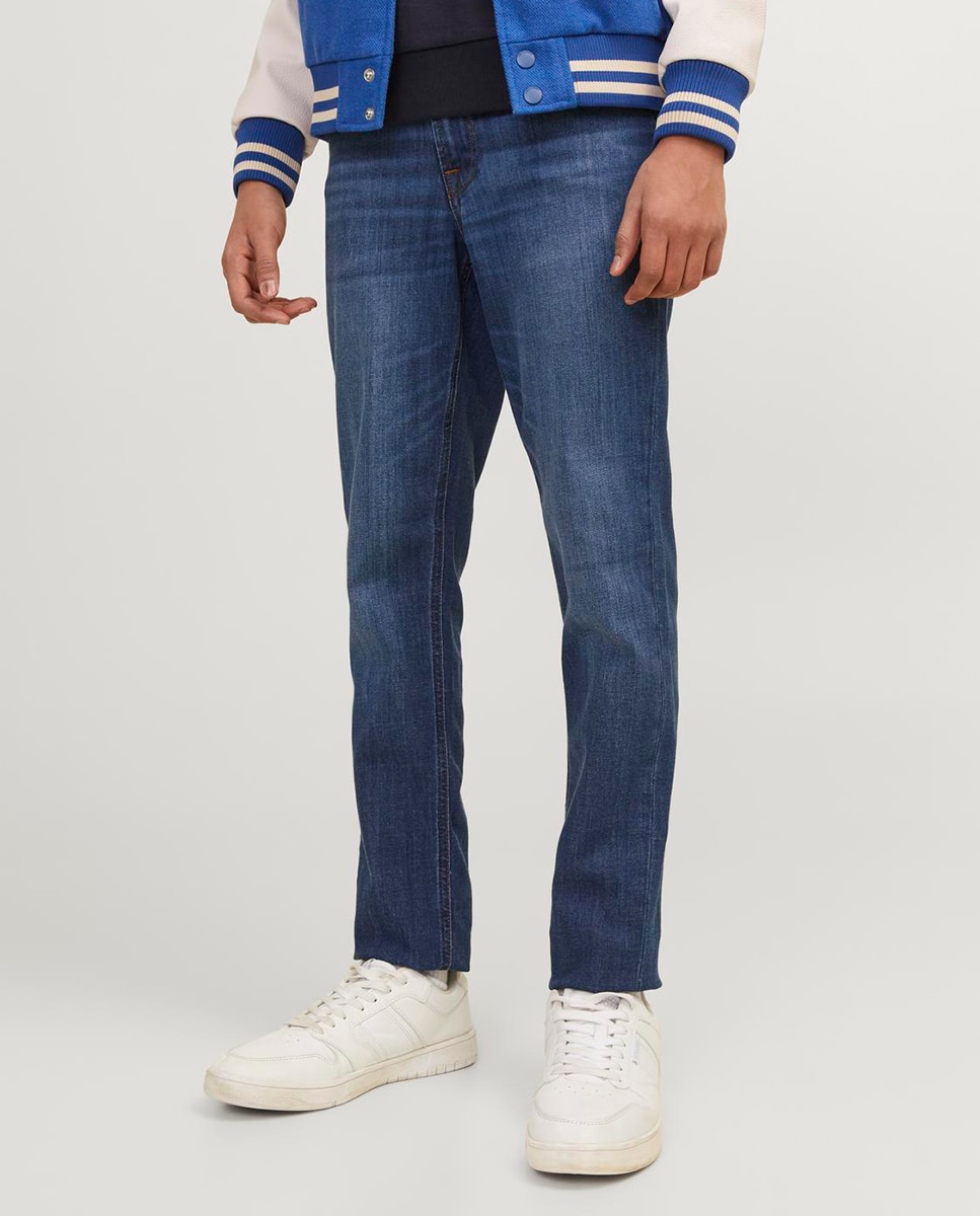 Jeans de Algodão Orgânico - Azul Jack & Jones Azul-2