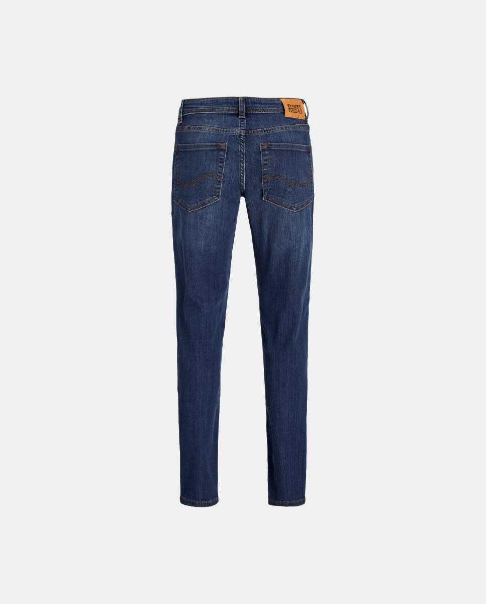Jeans de Algodão Orgânico - Azul Jack & Jones Azul-6
