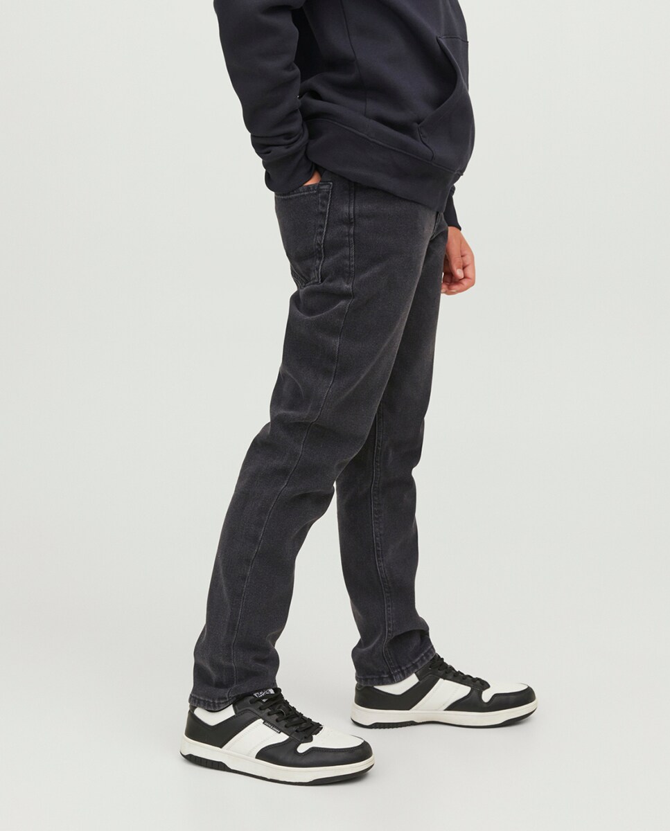 Jeans Regular Fit - Preto Preto-4