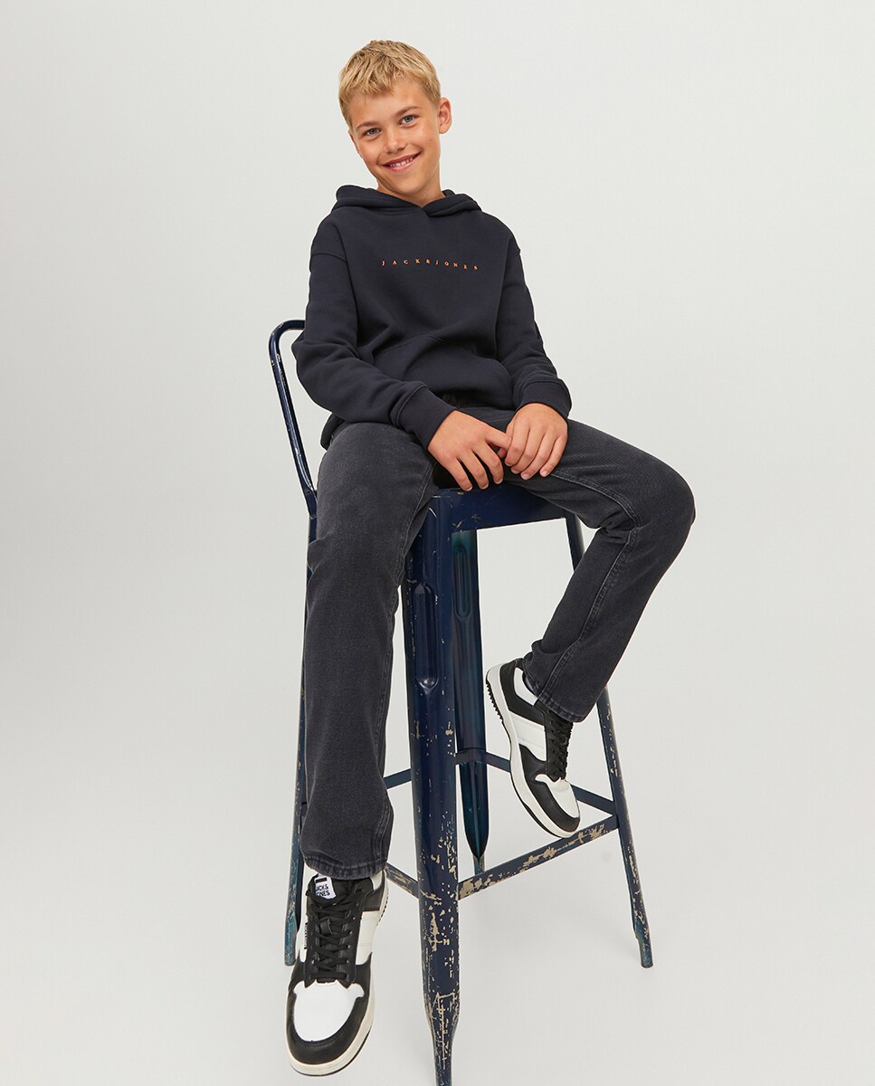 Jeans Regular Fit - Preto Preto-6