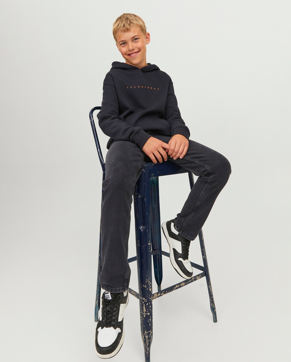 Jeans Regular Fit - Preto Preto-7