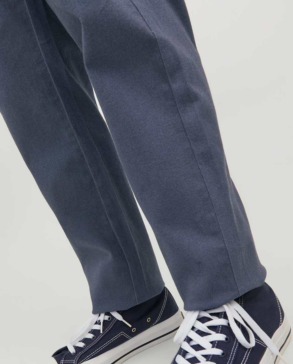 Calças chino Jack & Jones Azul-marinho-4