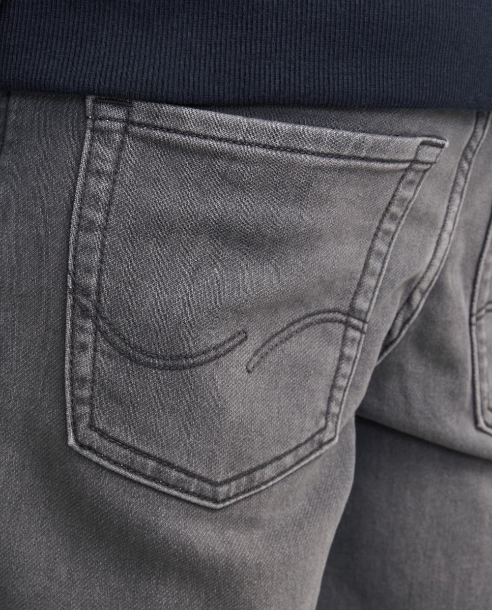 Jeans Slim Fit Jack & Jones Cinzento-4