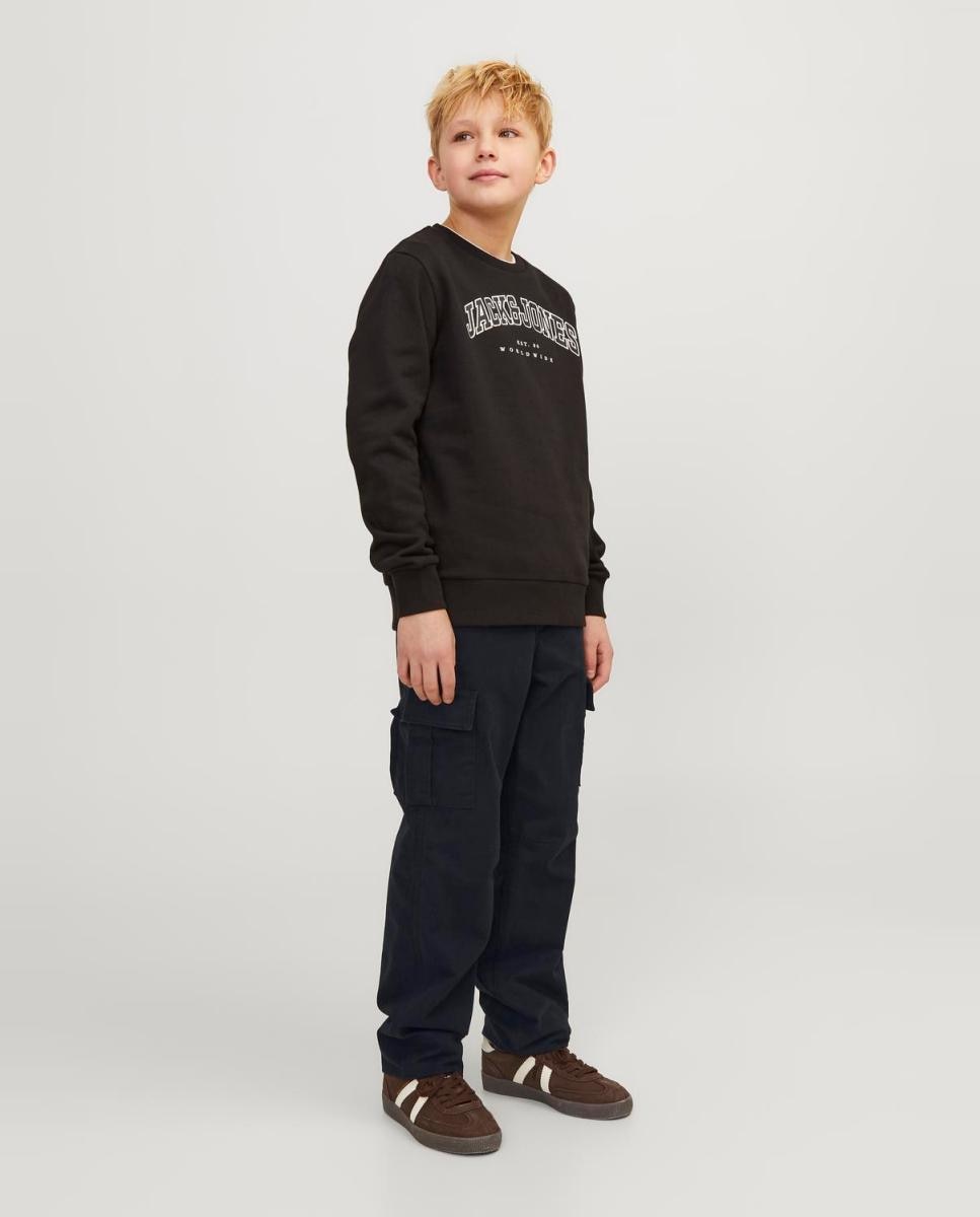Imagen 1 de Pantalón cargo de niño relaxed fit Negro