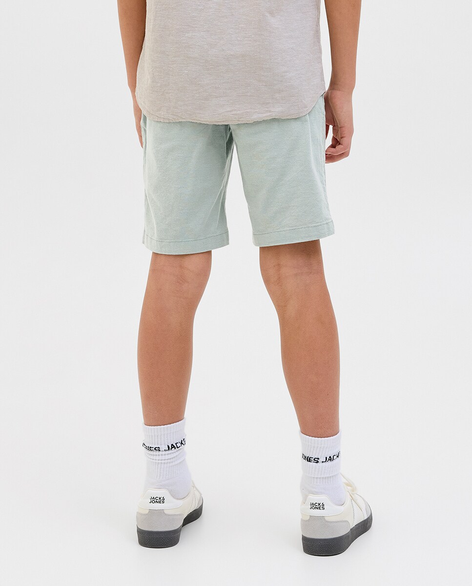 Bermudas chino Verde Água-3