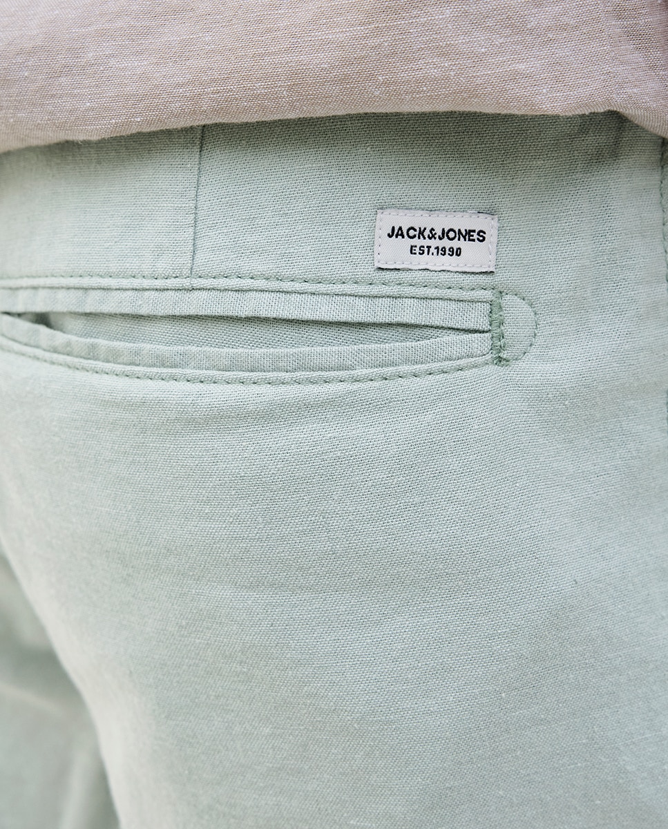 Bermudas chino Verde Água-5