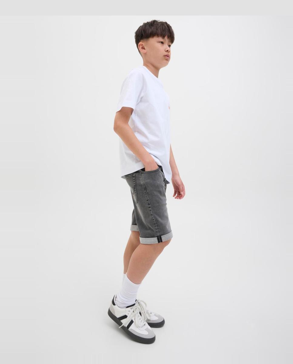 Bermuda denim de niño regular fit - Jack & Jones - Gris Gris-3