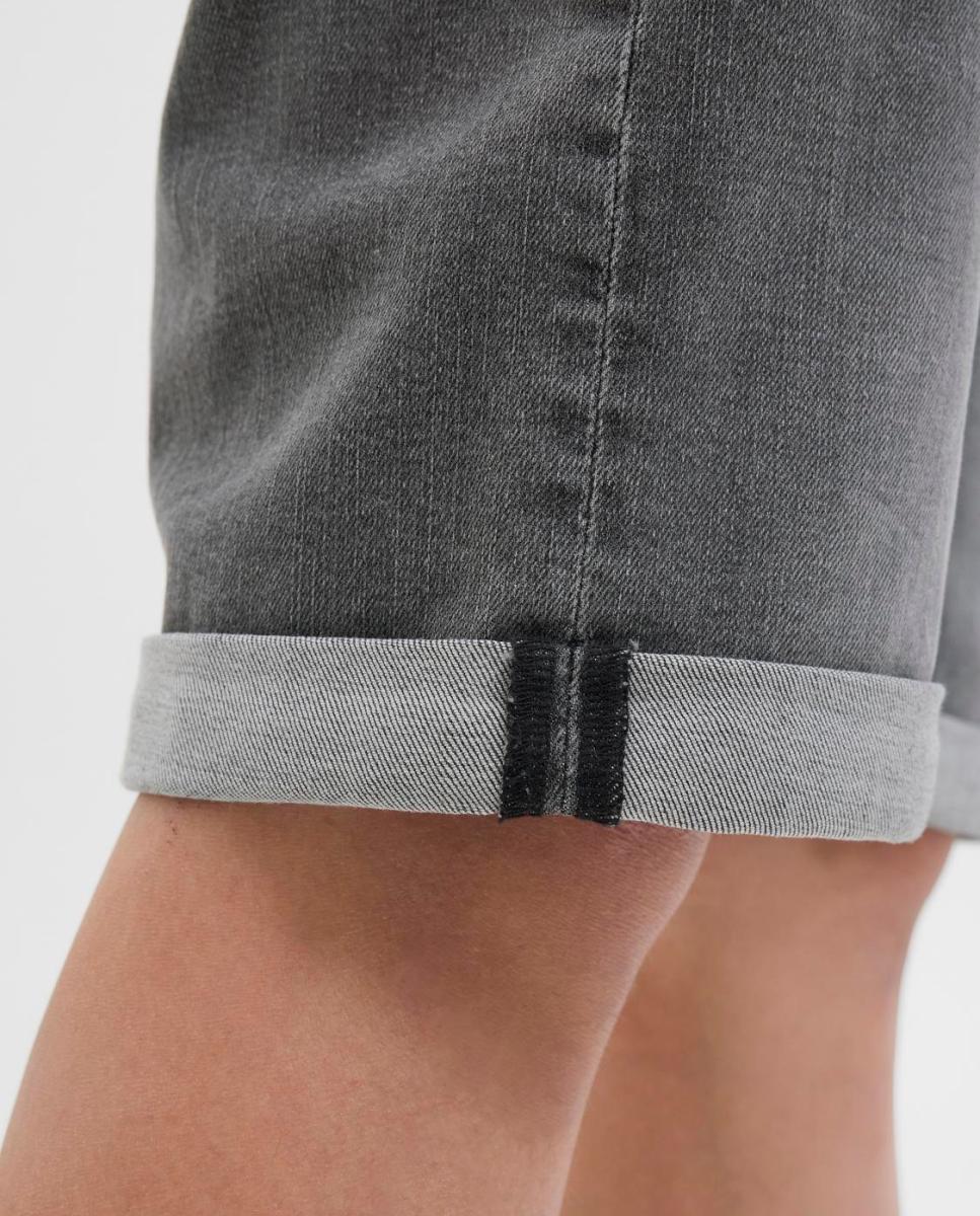 Bermuda denim de niño regular fit - Jack & Jones - Gris Gris-4