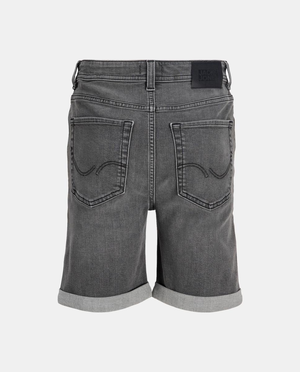Bermuda denim de niño regular fit - Jack & Jones - Gris Gris-6