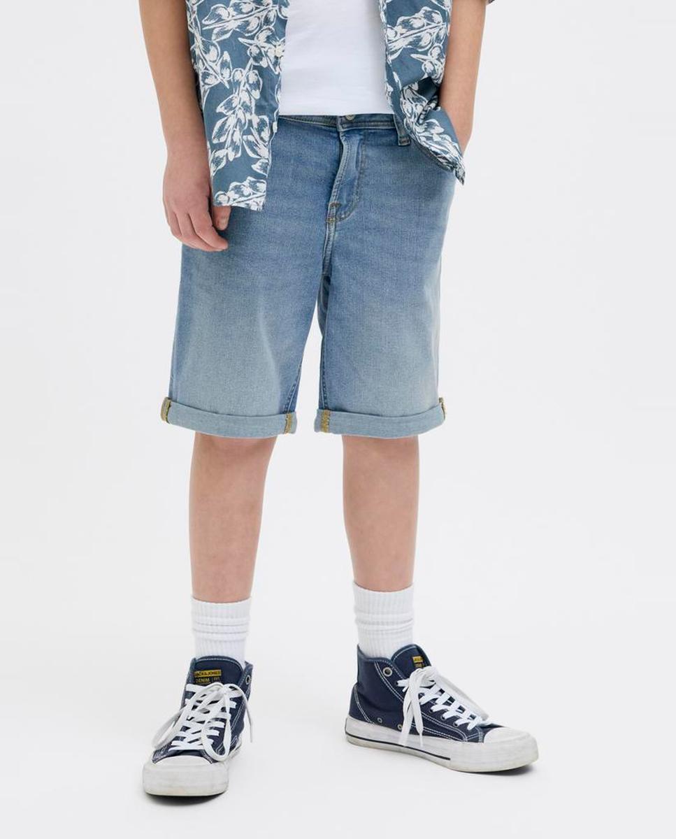 Bermuda denim de niño regular fit - Jack & Jones - Azul índigo Azul índigo-2