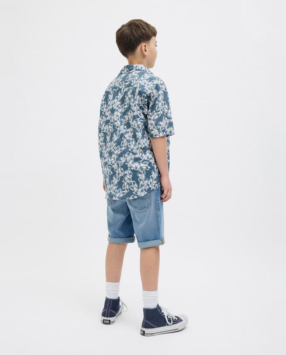 Bermuda denim de niño regular fit - Jack & Jones - Azul índigo Azul índigo-3