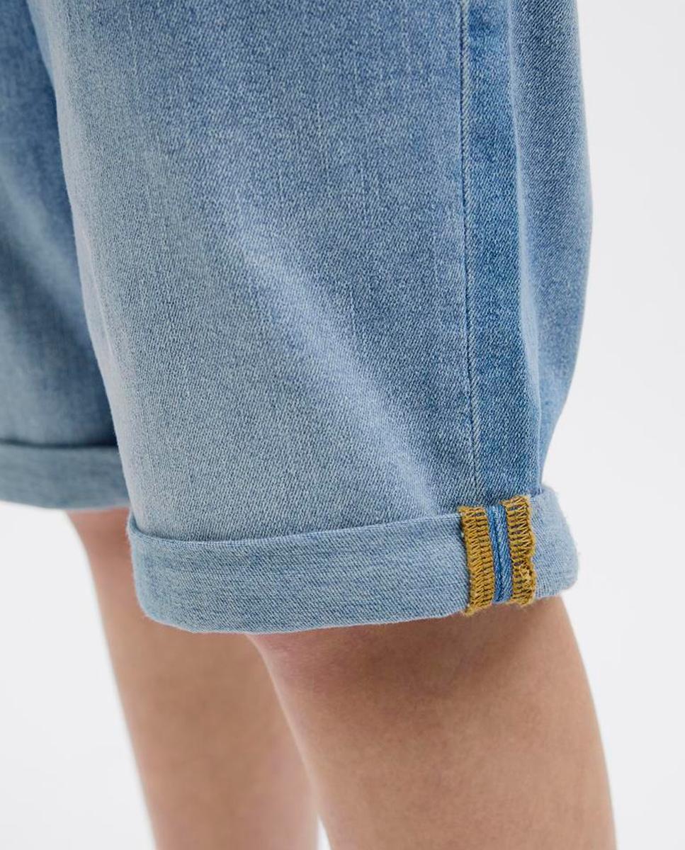 Bermuda denim de niño regular fit - Jack & Jones - Azul índigo Azul índigo-5