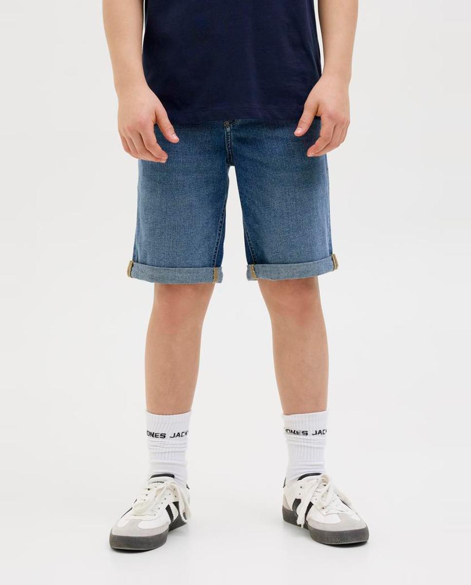 Bermuda denim de niño regular fit - Jack & Jones - Azul índigo Azul índigo-2