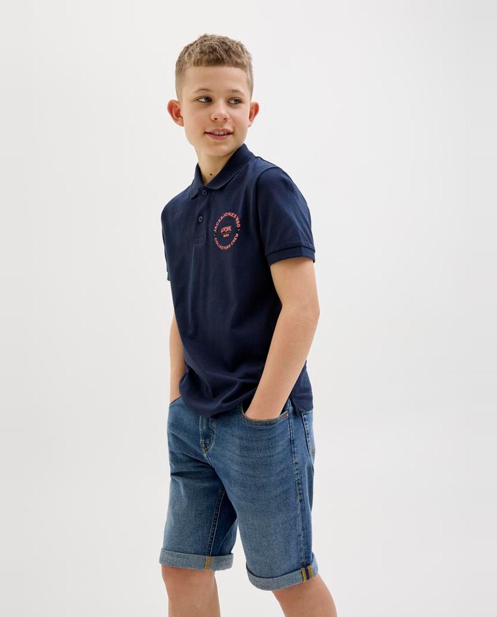 Bermuda denim de niño regular fit - Jack & Jones - Azul índigo Azul índigo-4