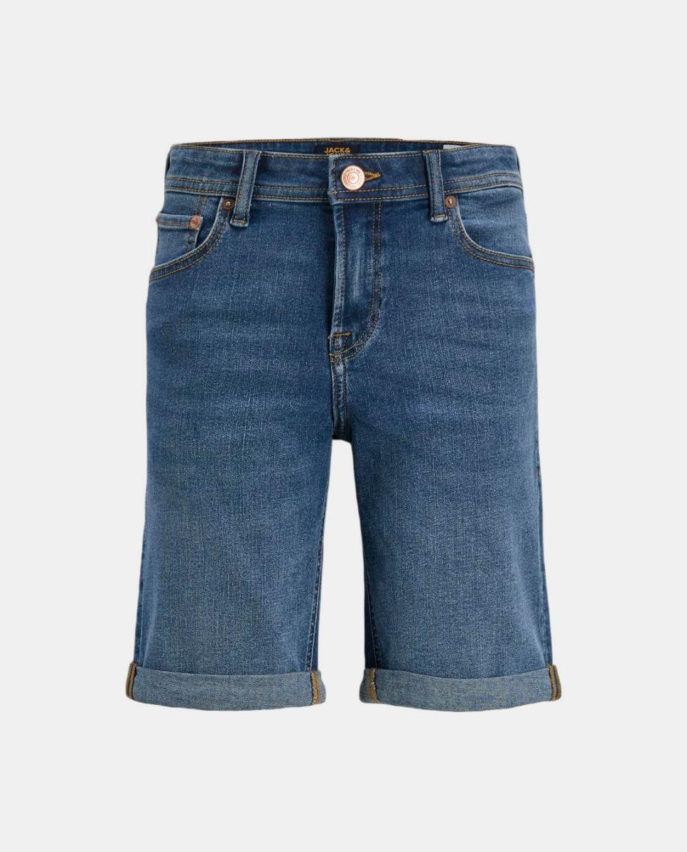 Bermuda denim de niño regular fit - Jack & Jones - Azul índigo Azul índigo-7