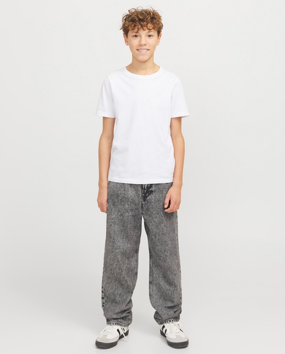 Jeans Relaxed Fit Jack & Jones Cinzento-1