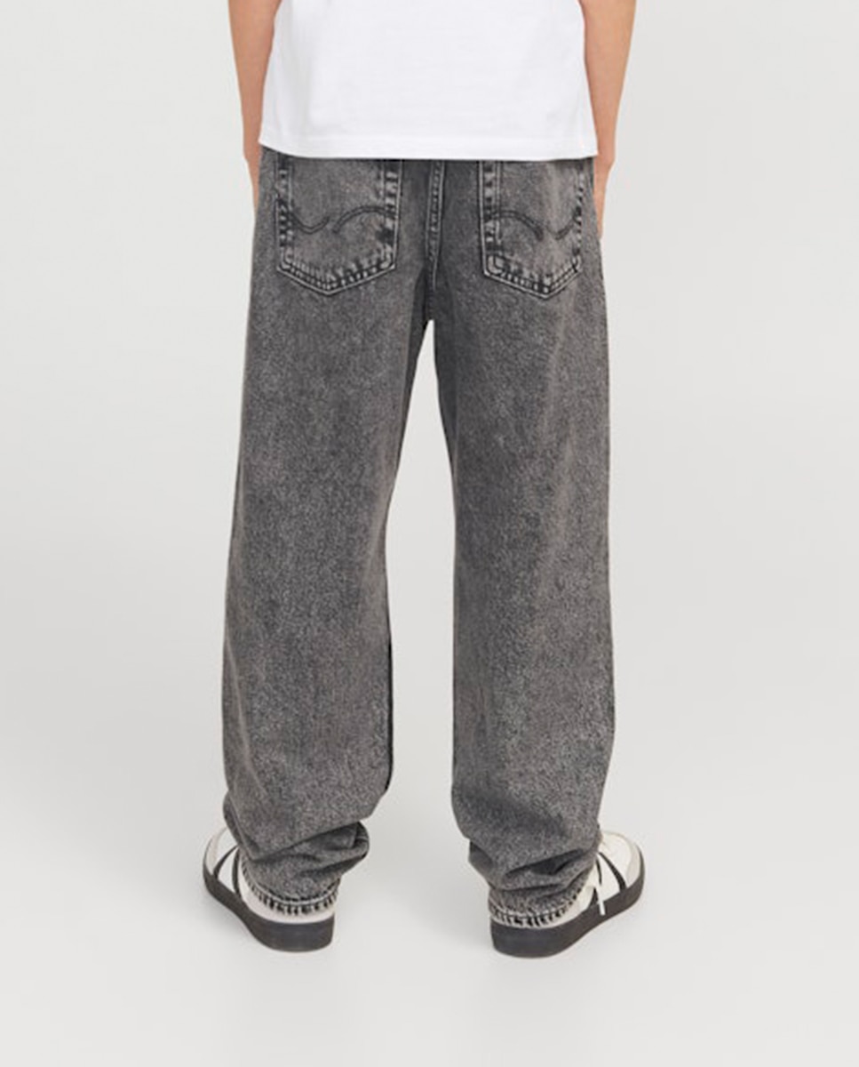 Jeans Relaxed Fit Jack & Jones Cinzento-3