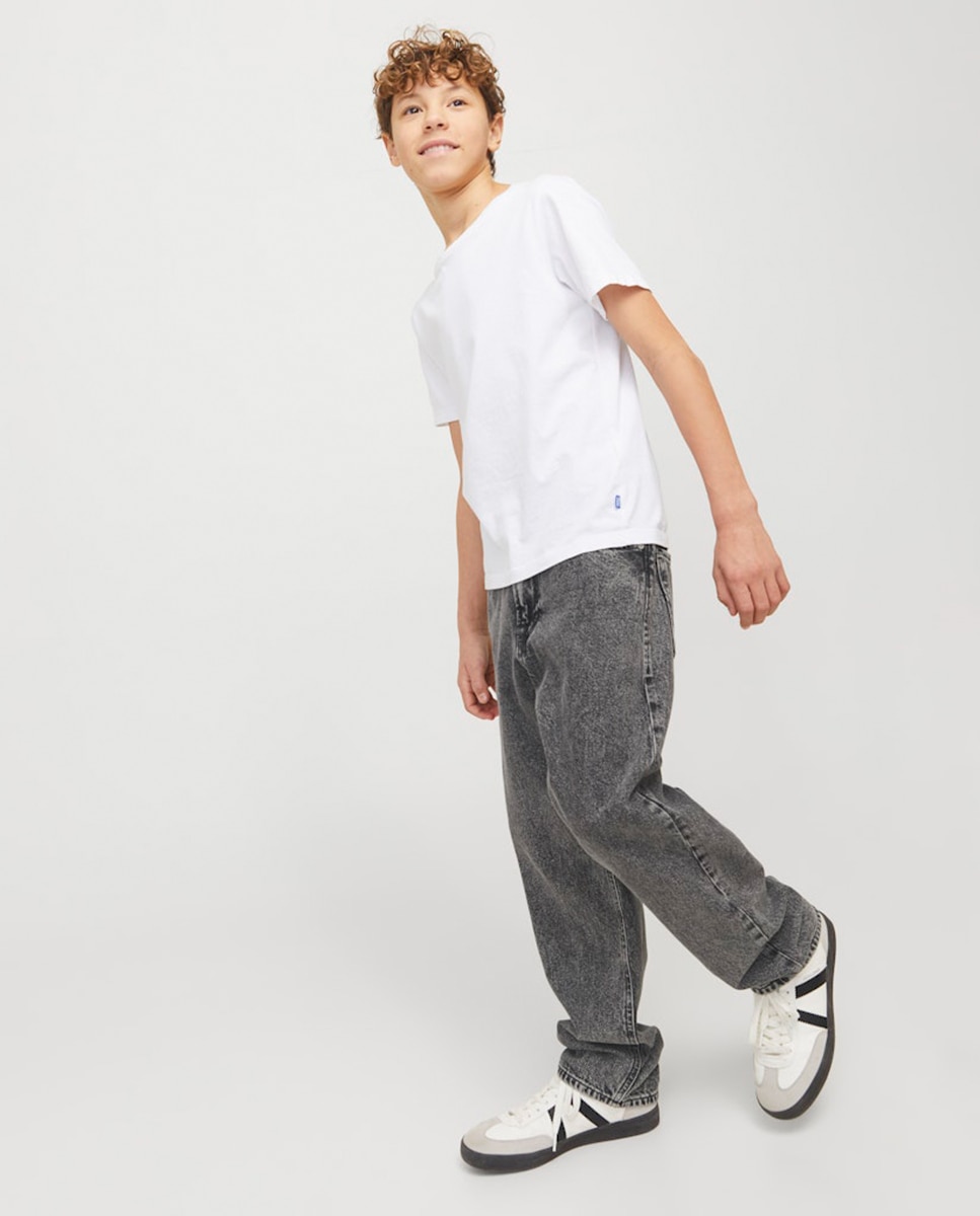 Jeans Relaxed Fit Jack & Jones Cinzento-6