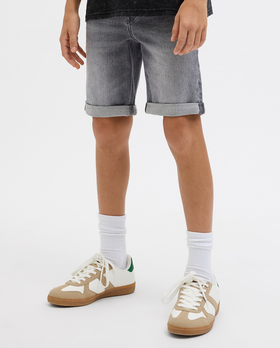 Bermudas de Ganga Regular Fit Jack & Jones Cinzento-2