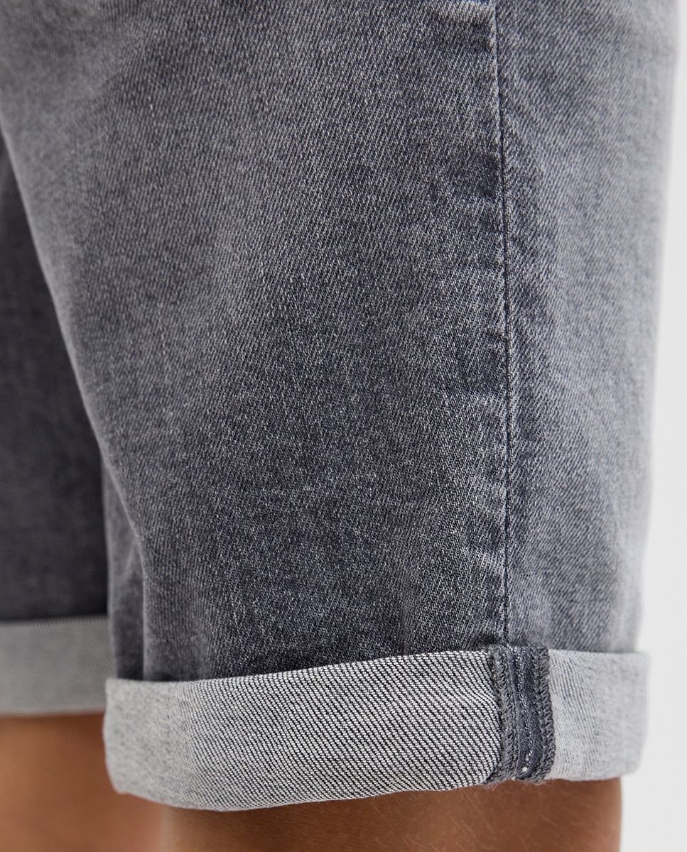 Bermudas de Ganga Regular Fit Jack & Jones Cinzento-5