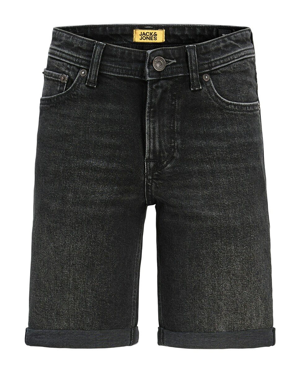 Bermudas de Ganga Regular Fit Preto-7