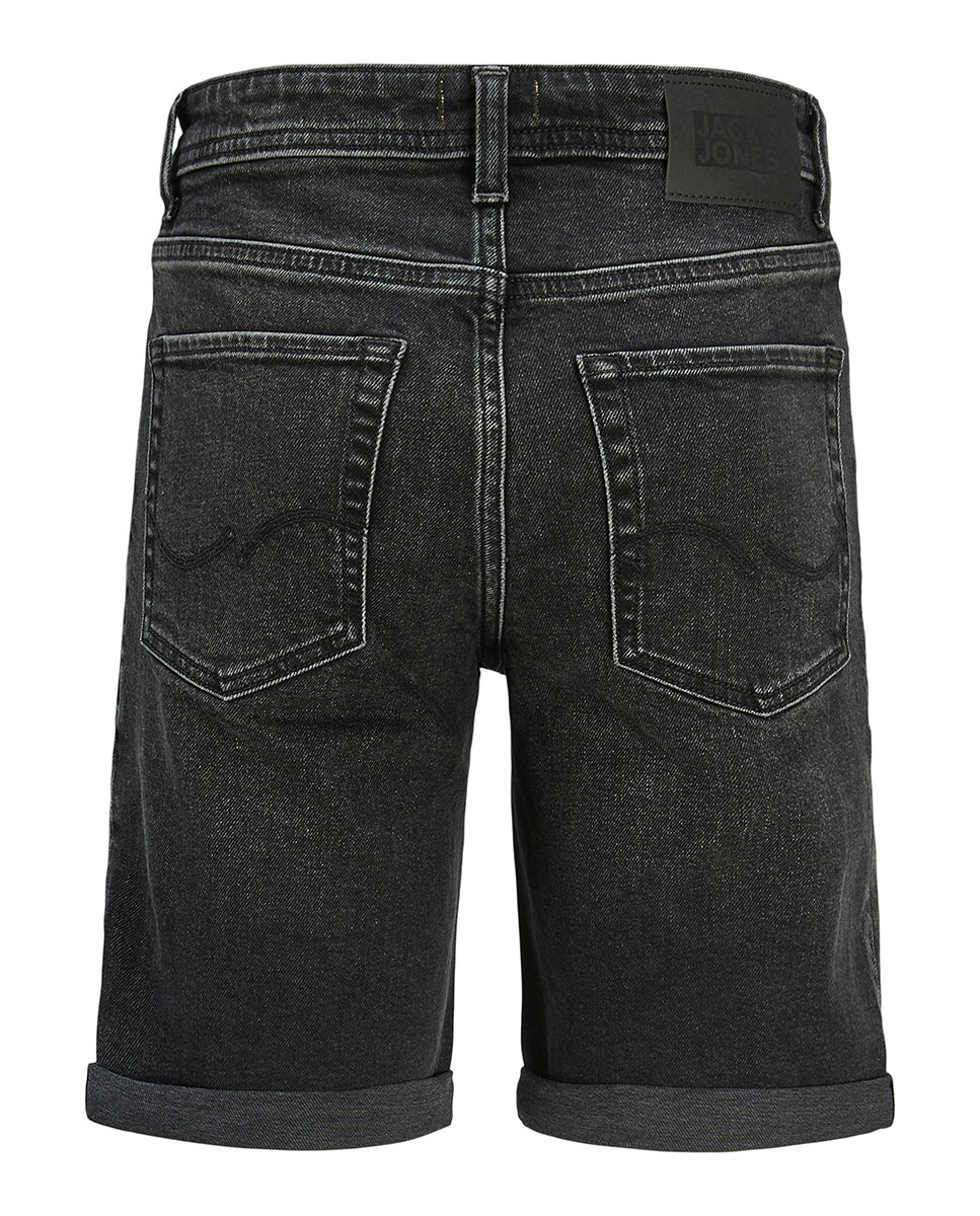 Bermudas de Ganga Regular Fit Preto-8
