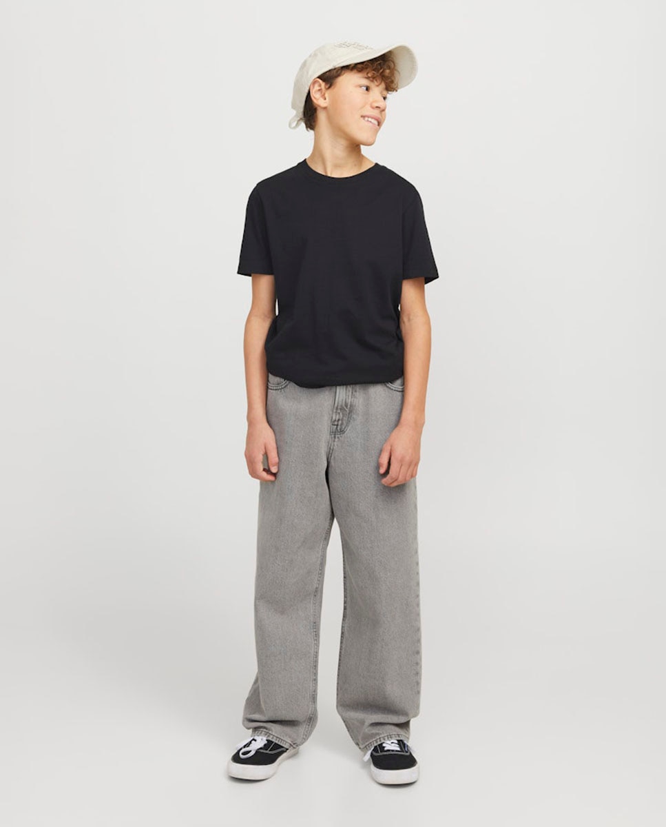 Vaquero de niño baggy fit - Jack & Jones - Gris Gris-1