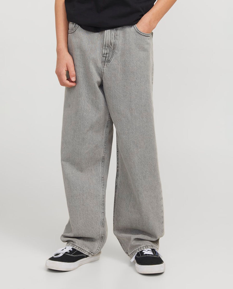 Vaquero de niño baggy fit - Jack & Jones - Gris Gris-2