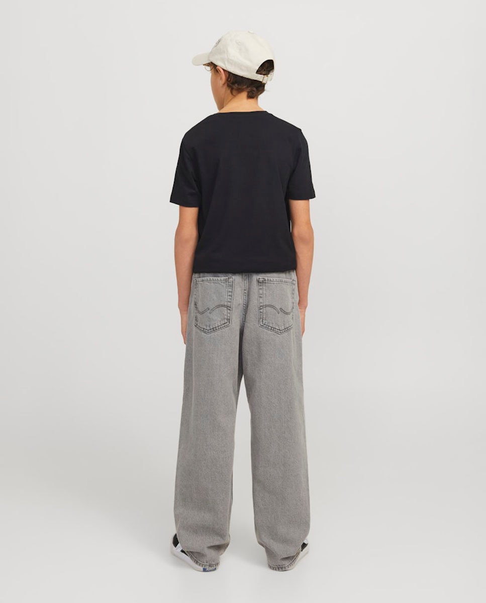 Vaquero de niño baggy fit - Jack & Jones - Gris Gris-3