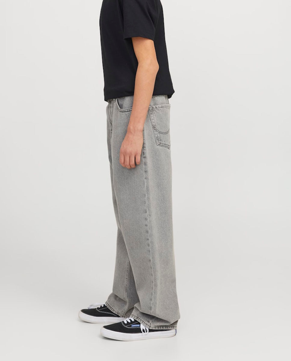 Vaquero de niño baggy fit - Jack & Jones - Gris Gris-4