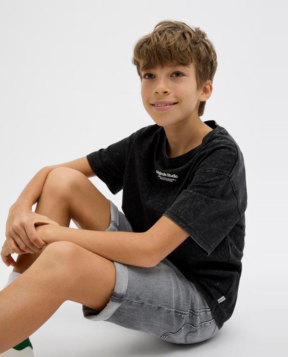 Bermudas de Ganga Regular Fit Cinzento-claro-4