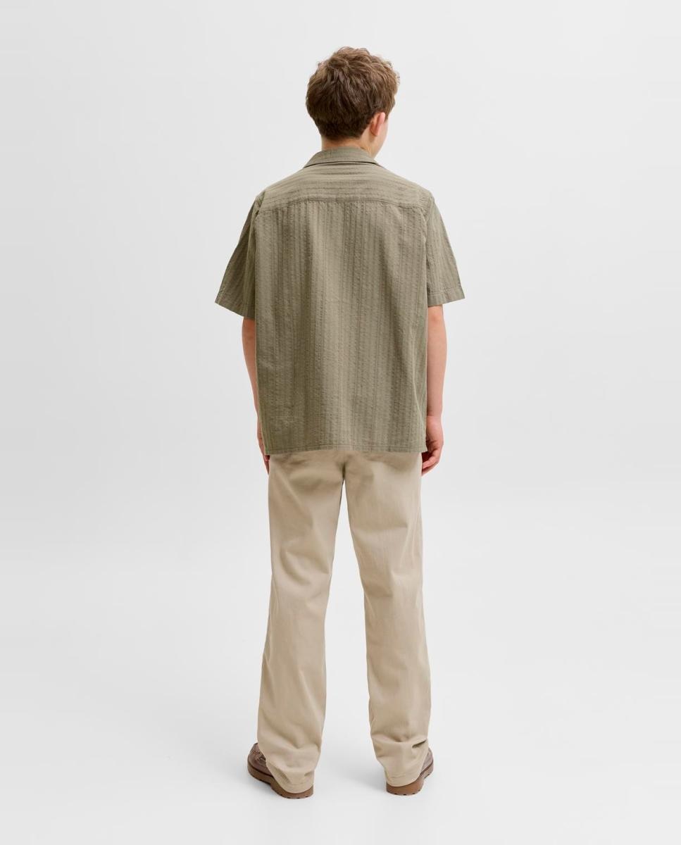 Calças Chino Lisas Jack & Jones Bege-3