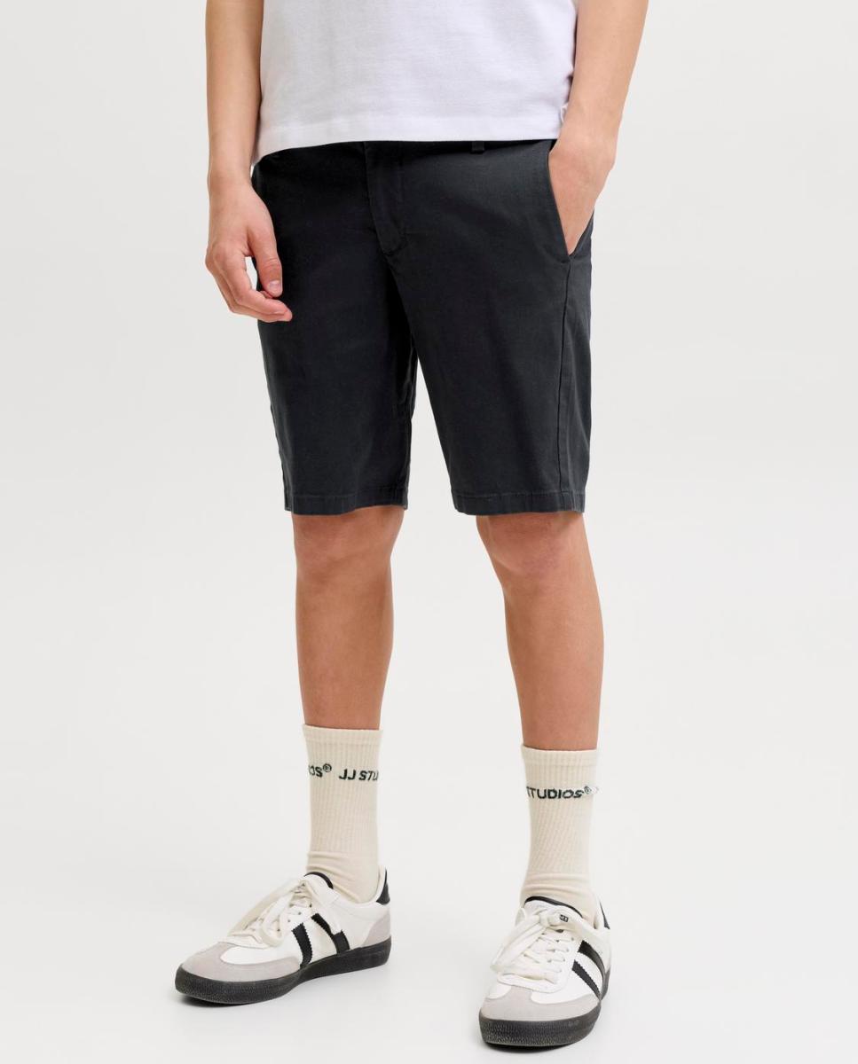 Bermudas Chino Regular Fit Azul-marinho-2