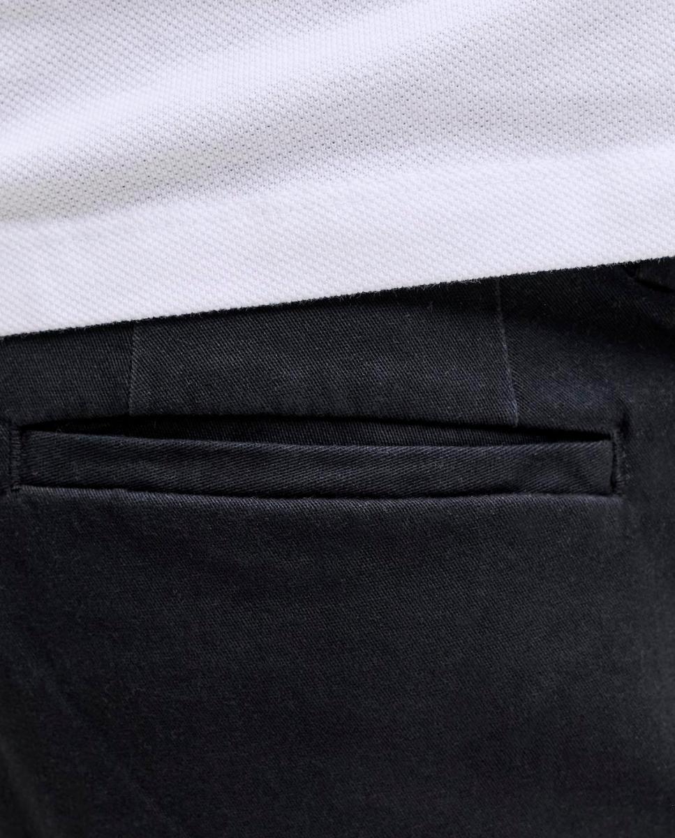 Bermudas Chino Regular Fit Azul-marinho-4