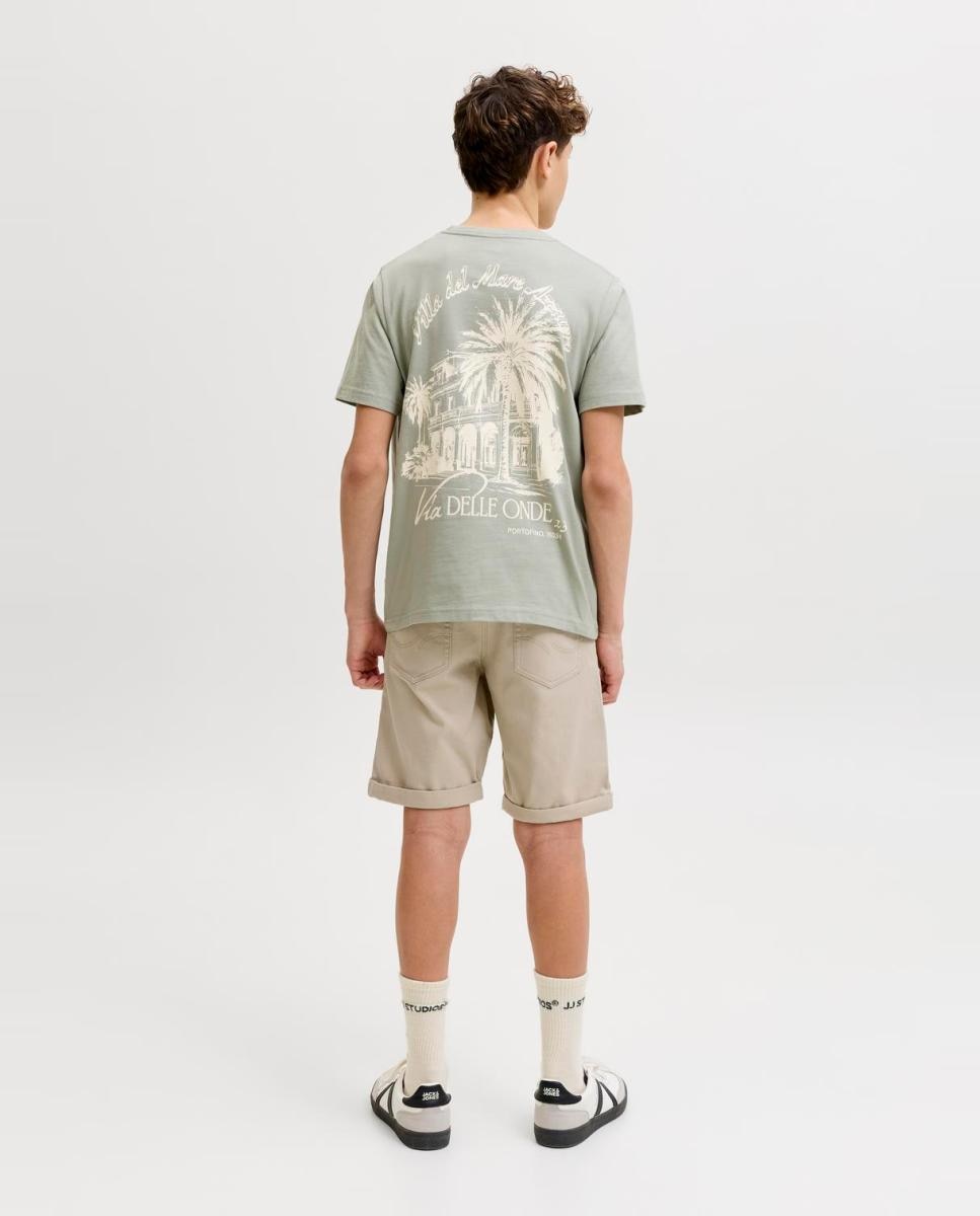 Bermudas Regular Fit Bege-3