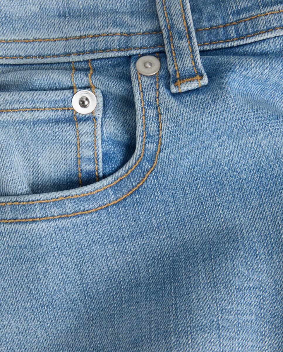 Jeans Slim Fit Azul-4