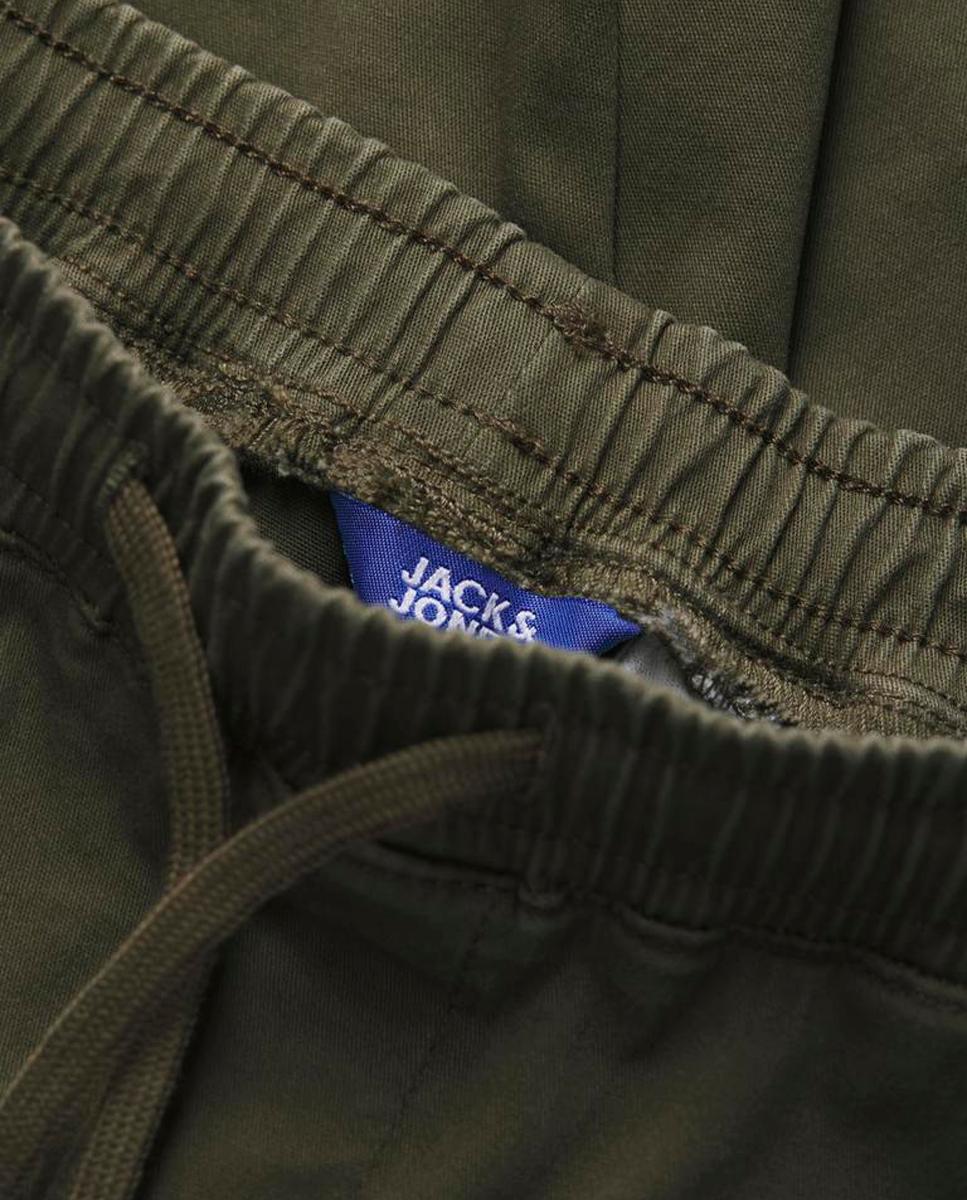 Bermudas Cargo Relaxed Fit Verde-escuro-5