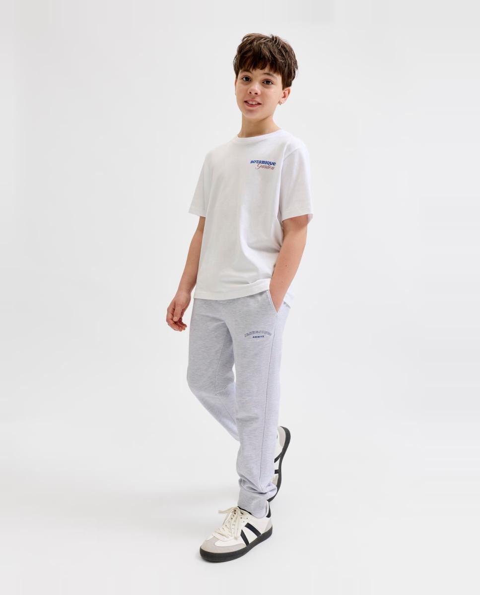 Calças Desportivas Lisas Jack & Jones Cinzento-5