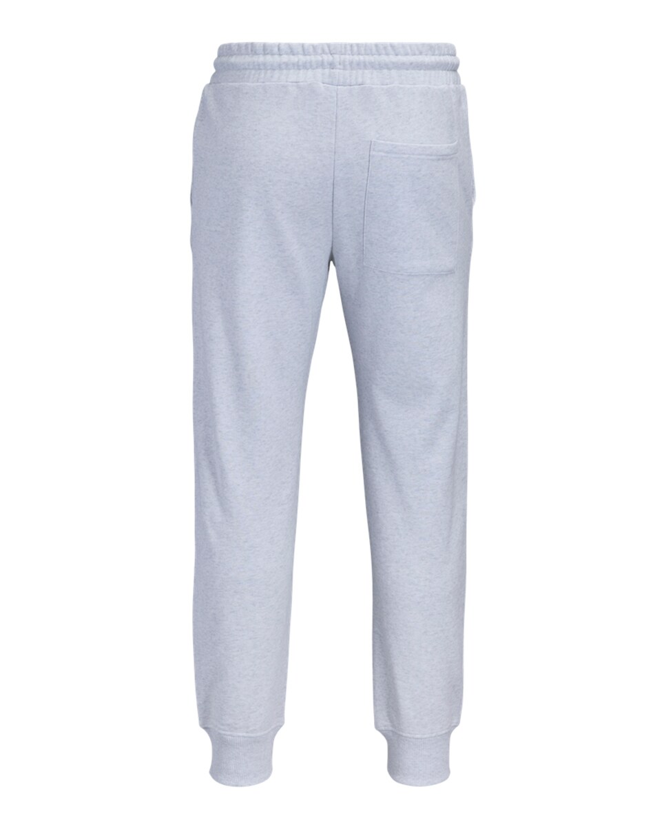 Calças Desportivas Lisas Cinzento-2