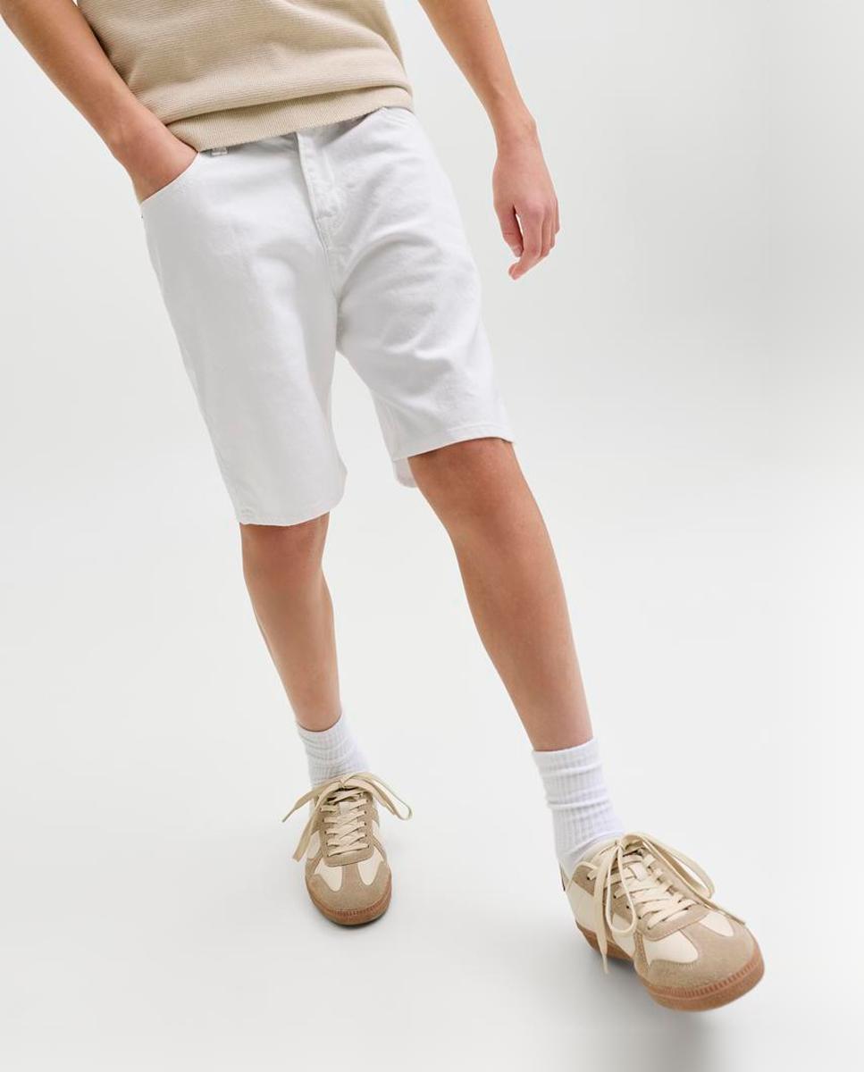 Bermudas de Ganga Regular Fit Branco-4