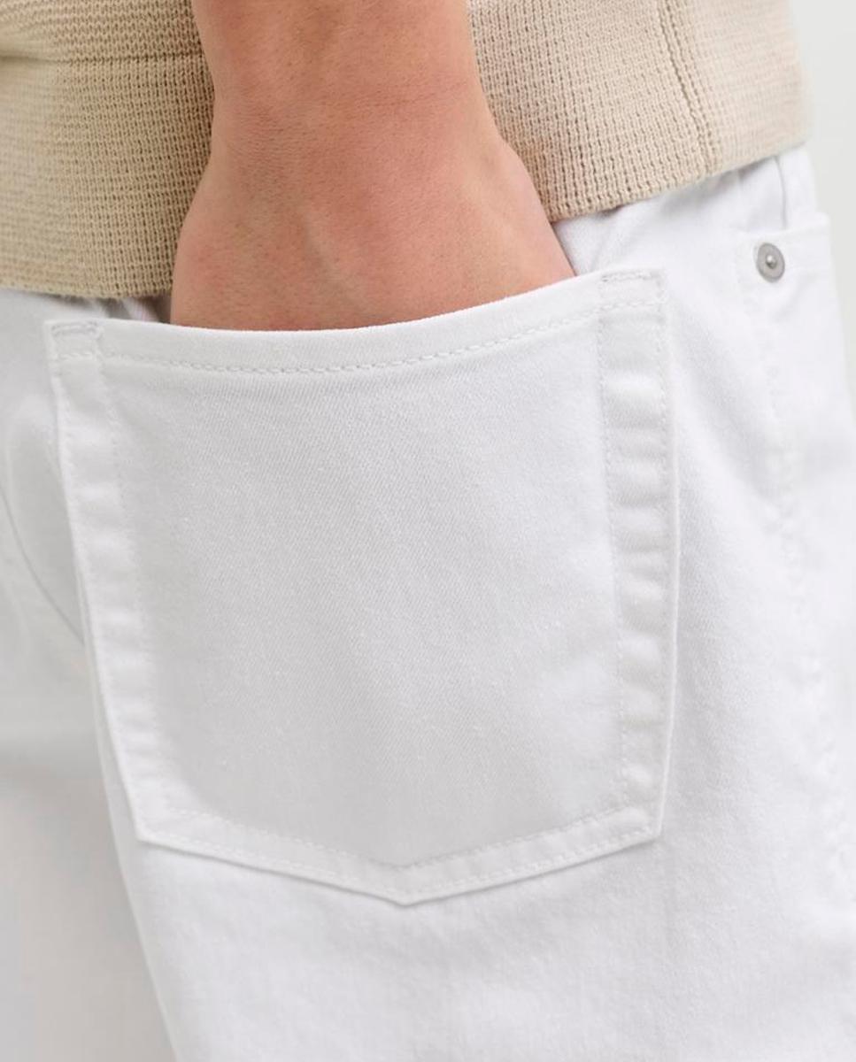 Bermudas de Ganga Regular Fit Branco-6