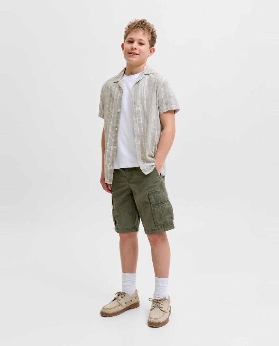 Bermudas Cargo Relaxed Fit Jack & Jones Verde-1