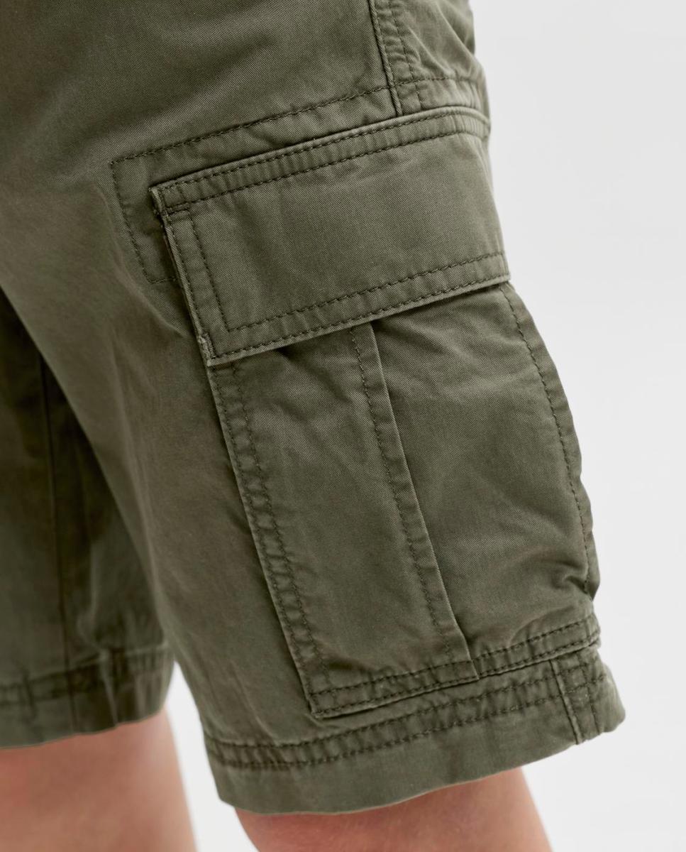 Bermudas Cargo Relaxed Fit Jack & Jones Verde-4